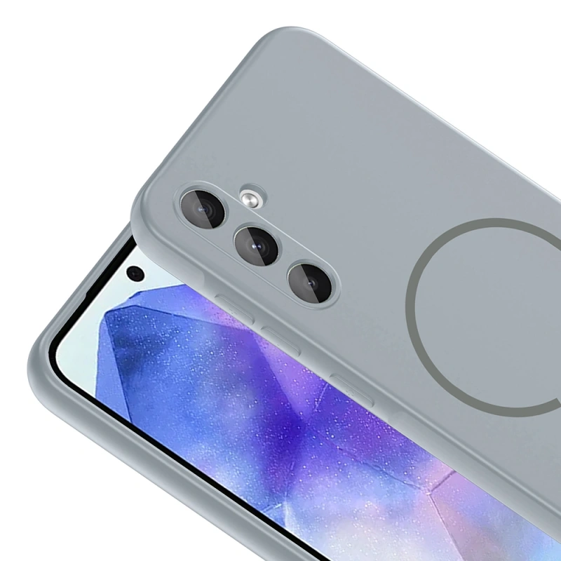 Galaxy A57 Kılıf M-safe Şarj Özellikli Zore Meta Kapak