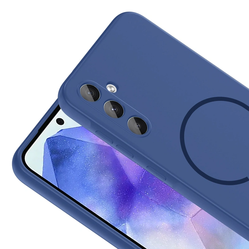 Galaxy A57 Kılıf M-safe Şarj Özellikli Zore Meta Kapak
