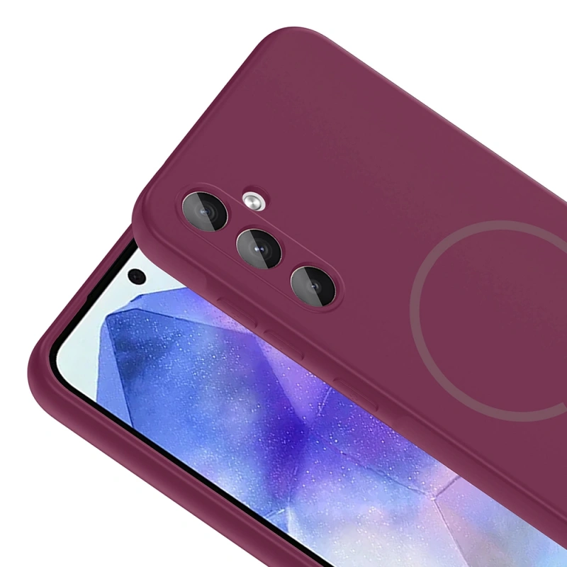 Galaxy A57 Kılıf M-safe Şarj Özellikli Zore Meta Kapak