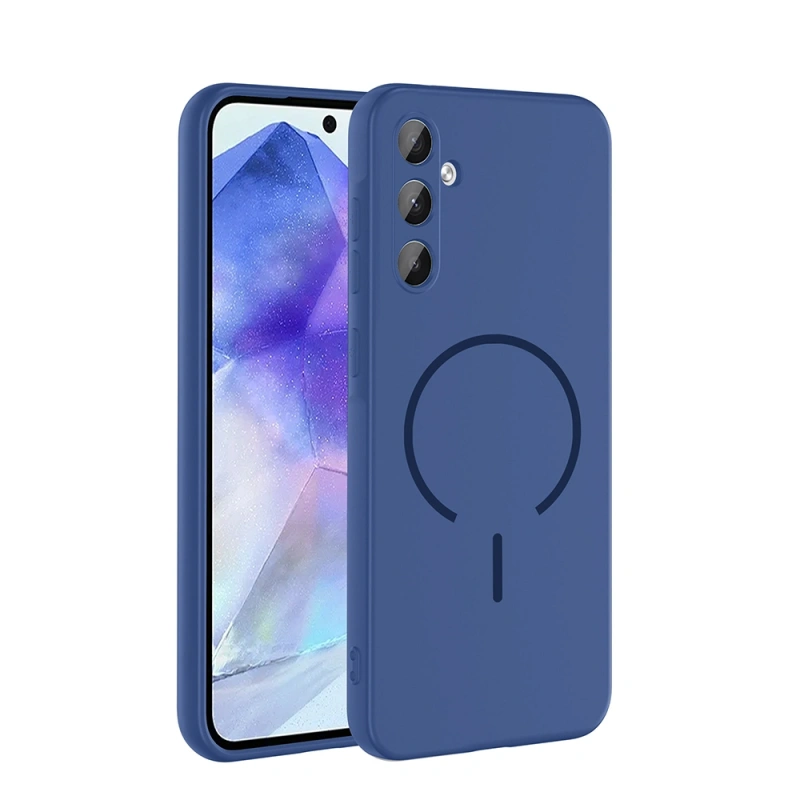 Galaxy A57 Kılıf M-safe Şarj Özellikli Zore Meta Kapak