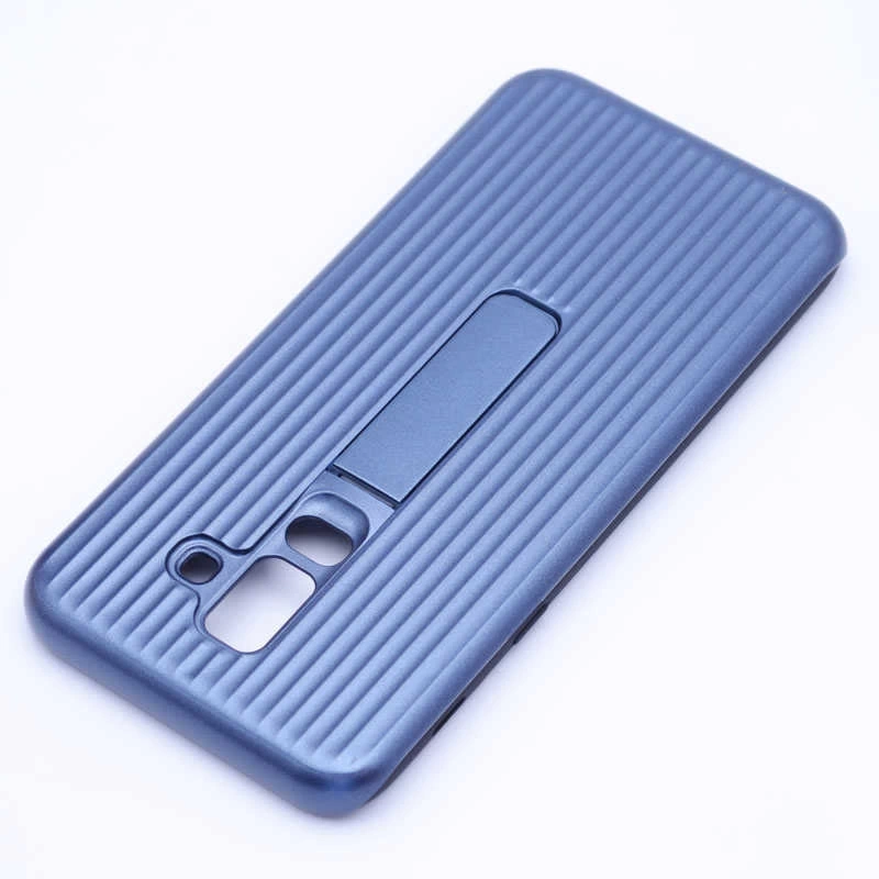 Galaxy A6 Plus 2018 Kılıf Zore Wave Standlı Mıknatıslı Kapak