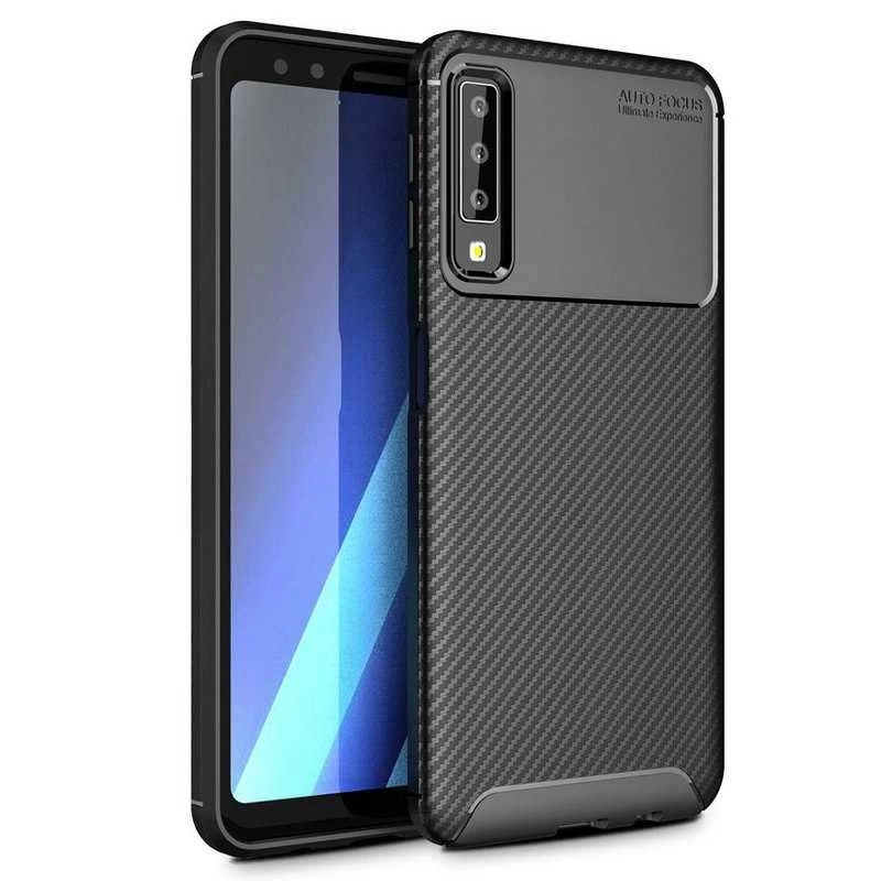 Galaxy A7 2018 Kılıf Zore Negro Silikon Kapak