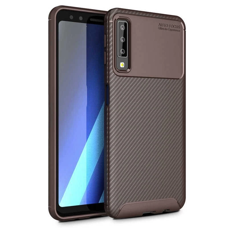 Galaxy A7 2018 Kılıf Zore Negro Silikon Kapak