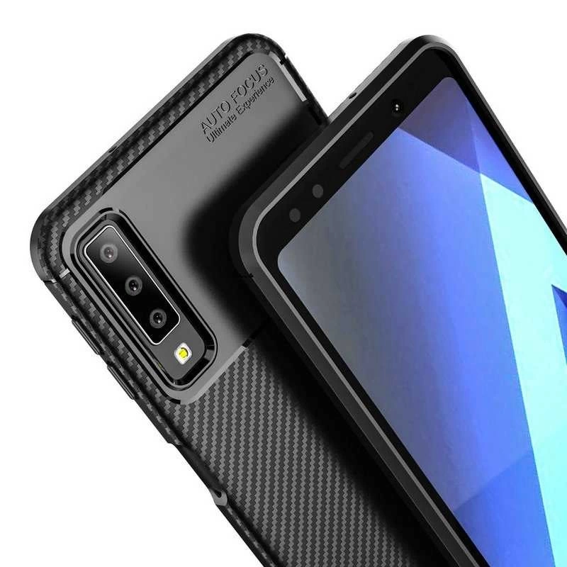 Galaxy A7 2018 Kılıf Zore Negro Silikon Kapak