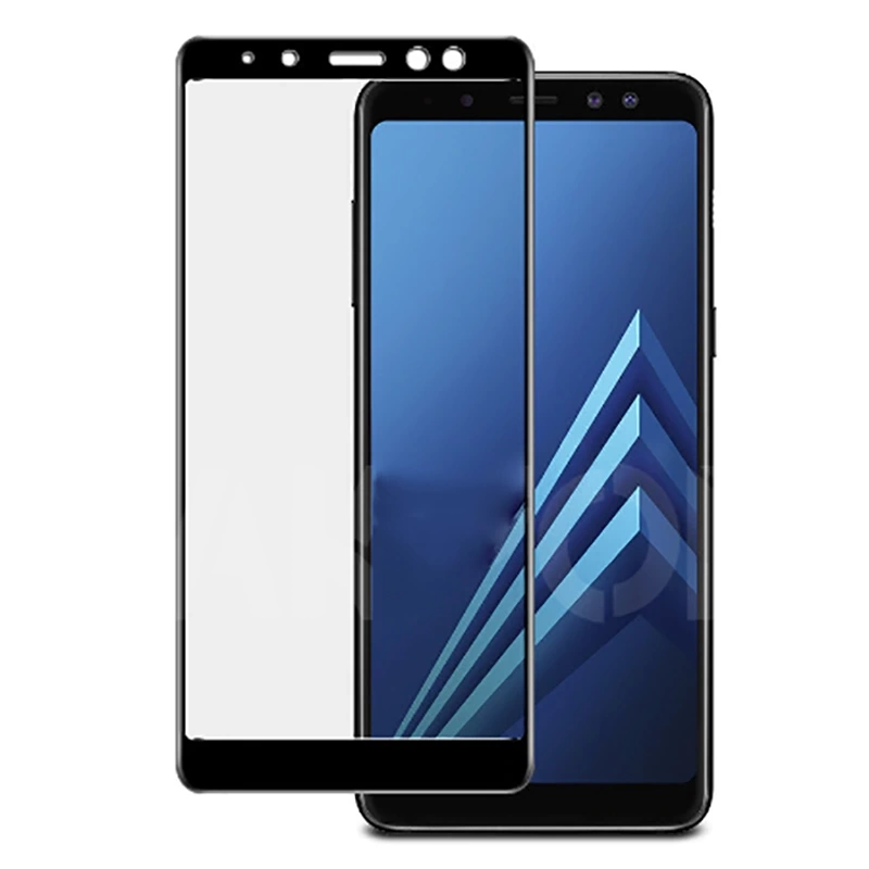 Galaxy A7 2018 Zore Kenarları Kırılmaya Dayanıklı Cam Ekran Koruyucu