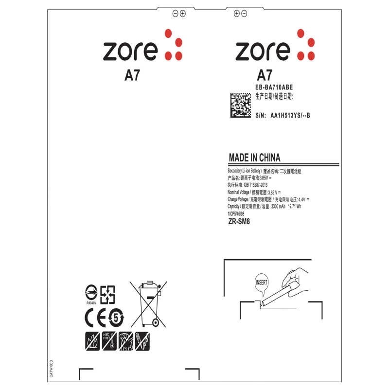 Galaxy A7 Zore Tam Orjinal Batarya
