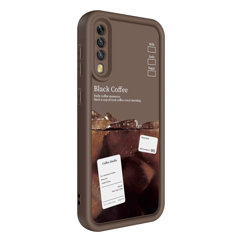 Galaxy A70 Kılıf Kamera Korumalı Baskılı Arka Yüzey Zore Klas Kapak