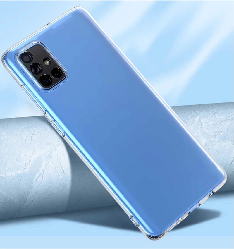 Galaxy A71 Kılıf Zore Kamera Korumalı Süper Silikon Kapak