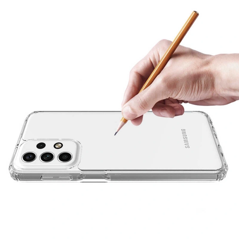 Galaxy A73 Kılıf Zore 2mm Anti Shock Silikon