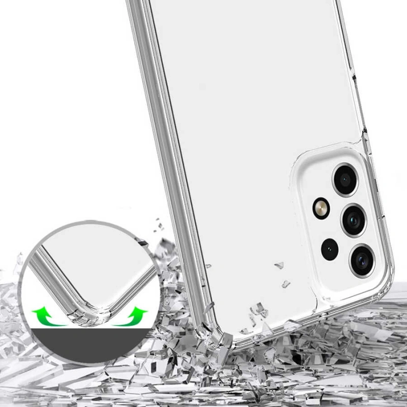 Galaxy A73 Kılıf Zore 2mm Anti Shock Silikon