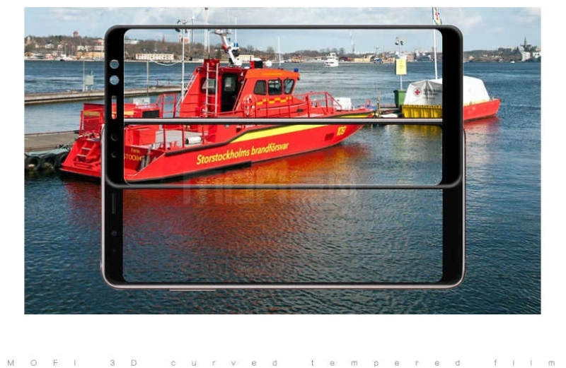 Galaxy A8 Plus 2018 Zore Ekranı Tam Kaplayan Düz Cam Koruyucu