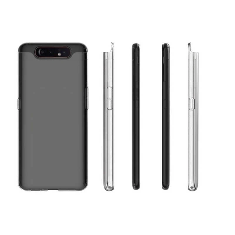 Galaxy A80 Kılıf Zore Süper Silikon Kapak