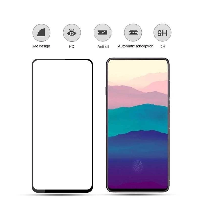 Galaxy A80 Zore Kenarları Kırılmaya Dayanıklı Cam Ekran Koruyucu