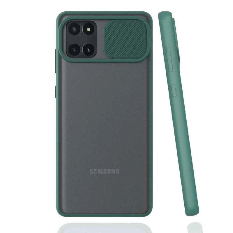 Galaxy A81 (Note 10 Lite) Kılıf Zore Lensi Kapak