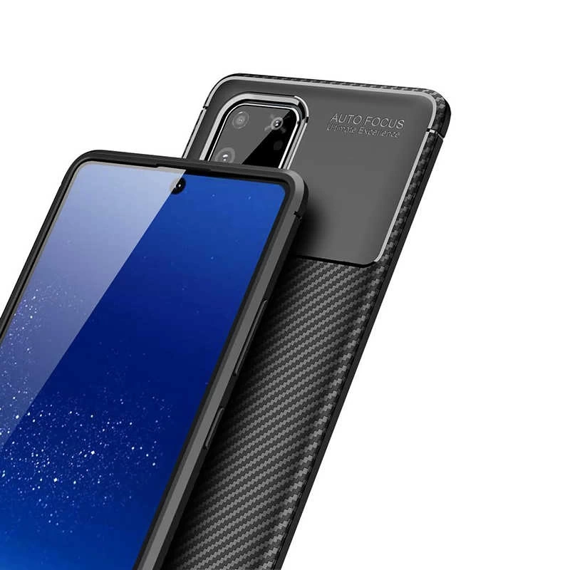 Galaxy A91 (S10 Lite) Kılıf Zore Negro Silikon Kapak