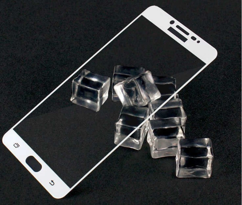 Galaxy C5 Pro Zore Ekranı Tam Kaplayan Düz Cam Koruyucu