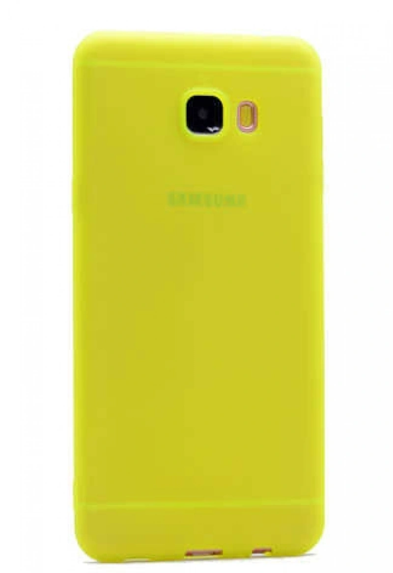 Galaxy C7 Kılıf Zore Premier Silikon Kapak