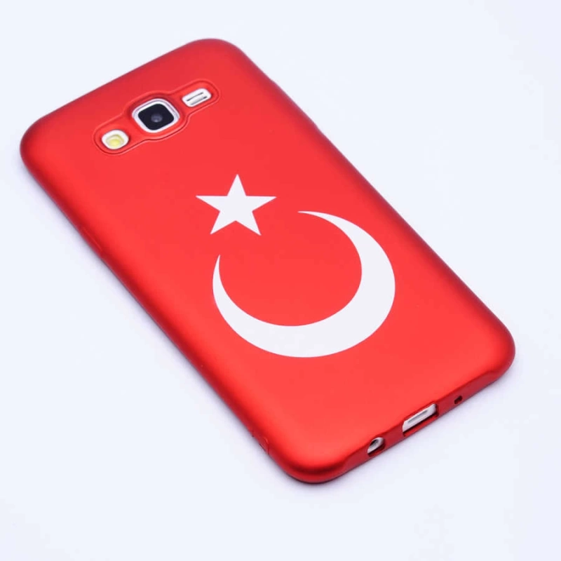 Galaxy J2 Kılıf Zore Bayrak Silikon