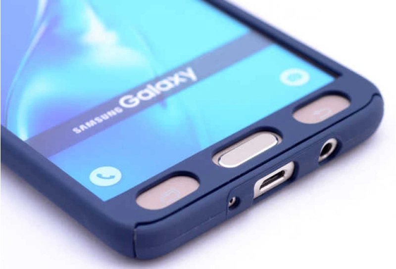 Galaxy J2 Prime Kılıf Zore 360 3 Parçalı Rubber Kapak