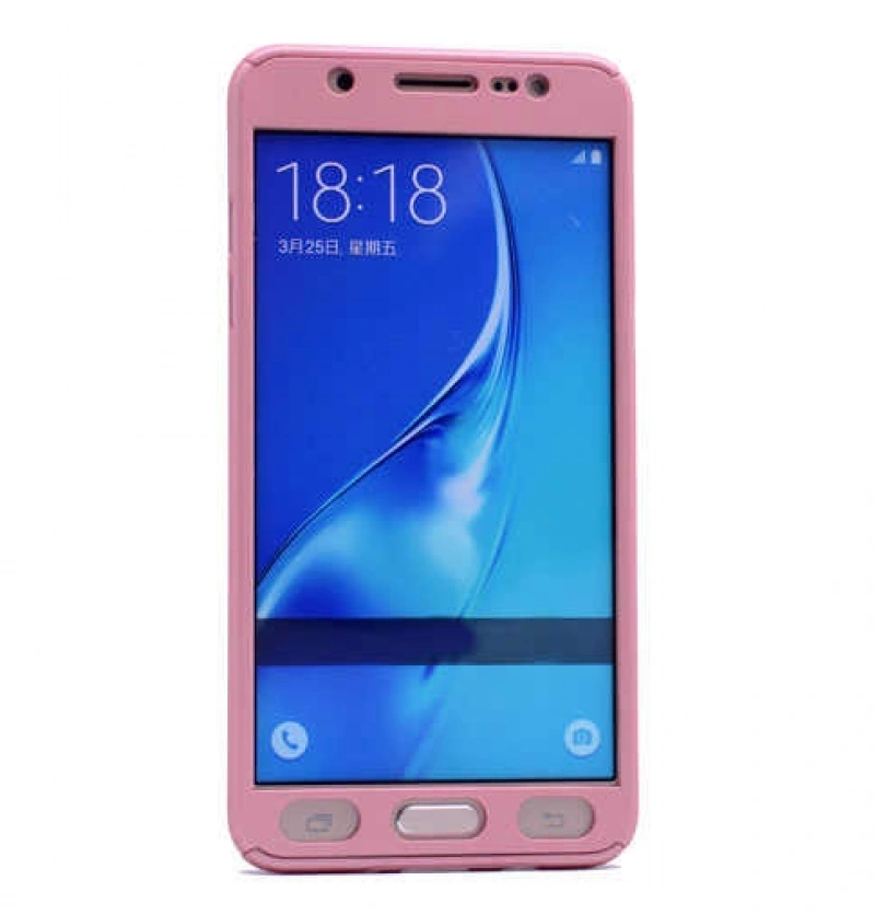 Galaxy J2 Prime Kılıf Zore 360 3 Parçalı Rubber Kapak