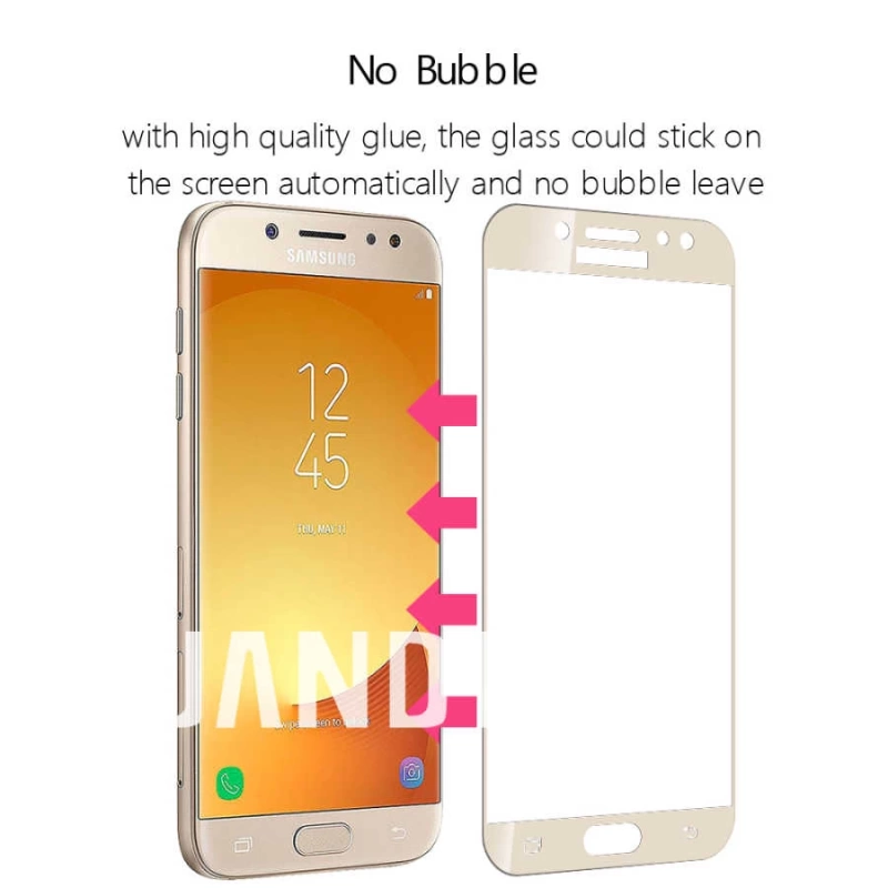 Galaxy J4 Zore Kenarları Kırılmaya Dayanıklı Cam Ekran Koruyucu