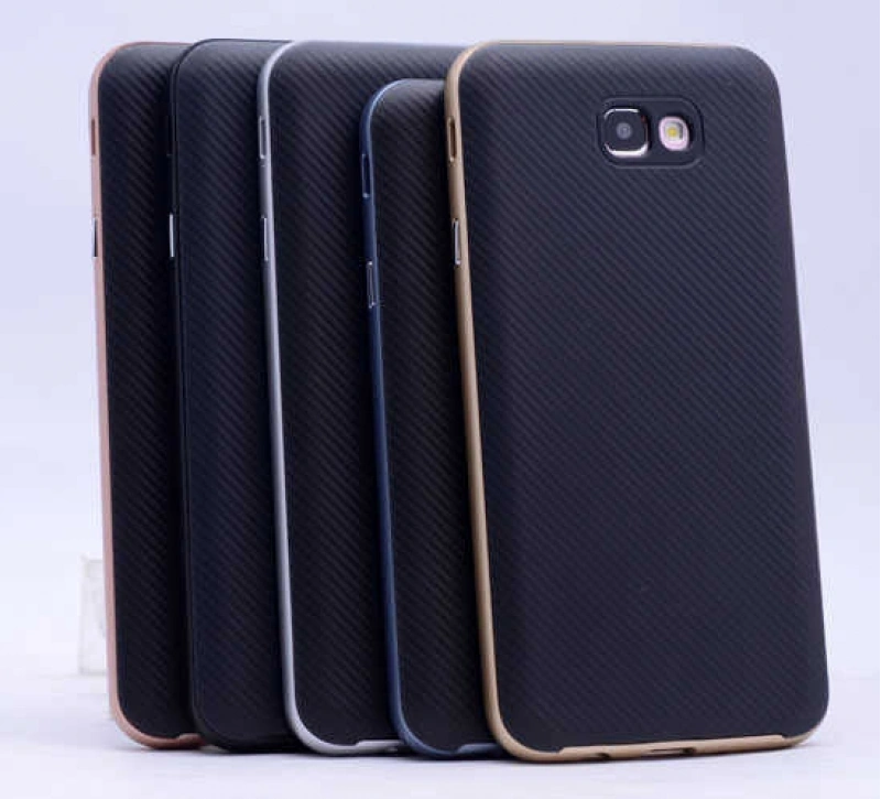 Galaxy J5 Prime Kılıf Zore İnce Mono Karbon Silikon Kapak