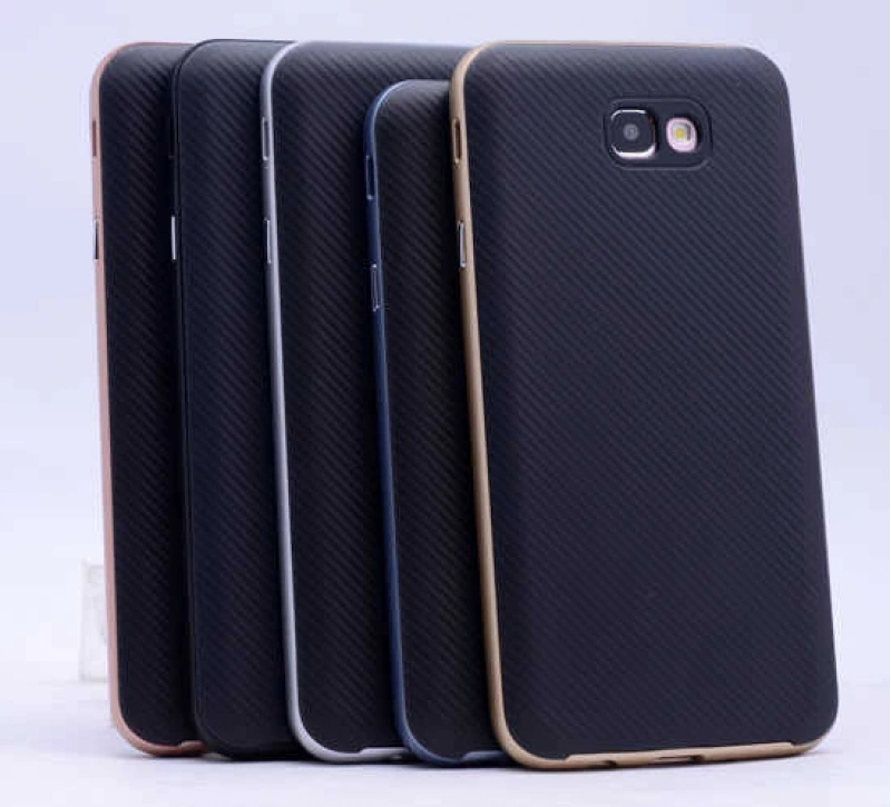 Galaxy J5 Prime Kılıf Zore İnce Mono Karbon Silikon Kapak