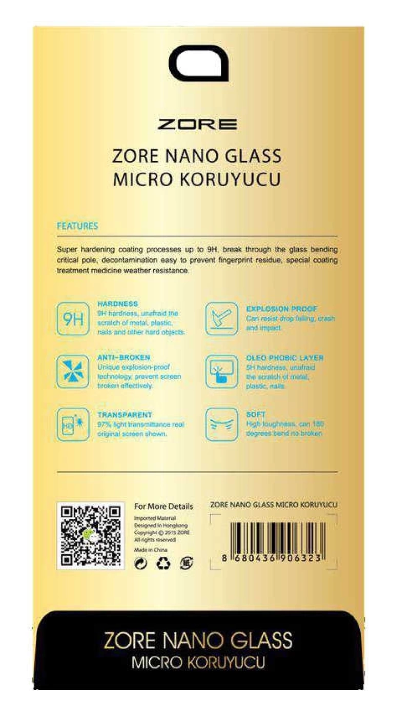 Galaxy J5 Zore Nano Micro Temperli Ekran Koruyucu