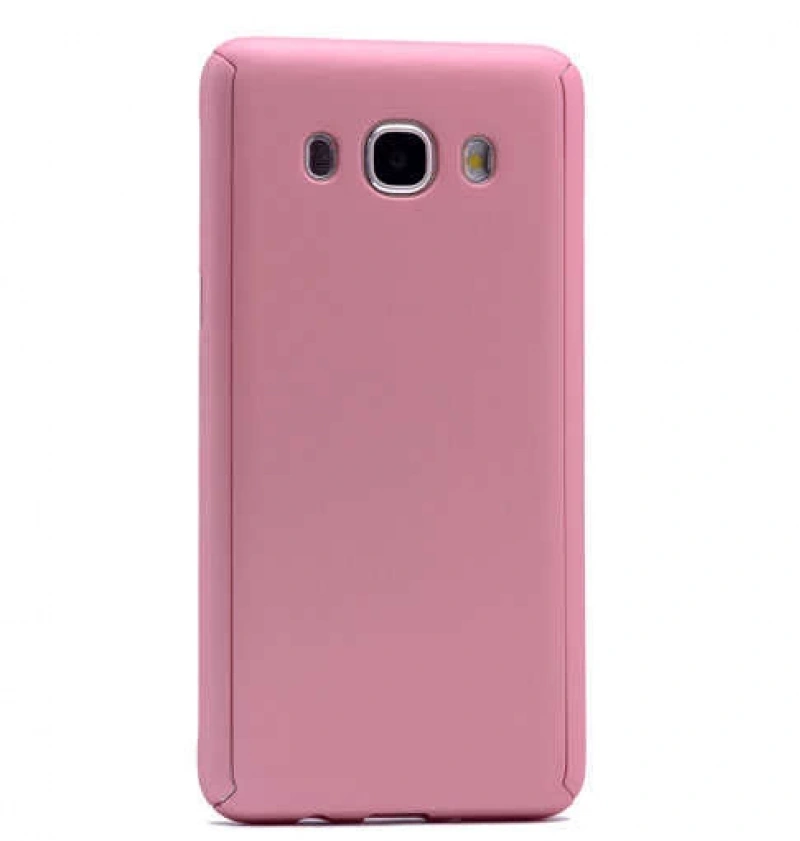 Galaxy J7 2016 Kılıf Zore 360 3 Parçalı Rubber Kapak