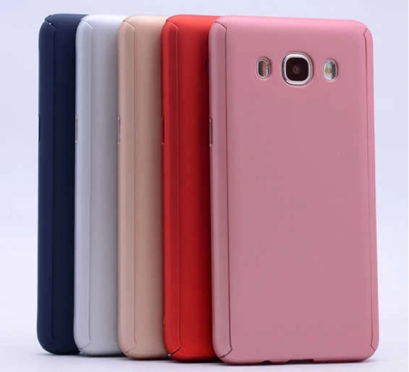 Galaxy J7 2016 Kılıf Zore 360 3 Parçalı Rubber Kapak