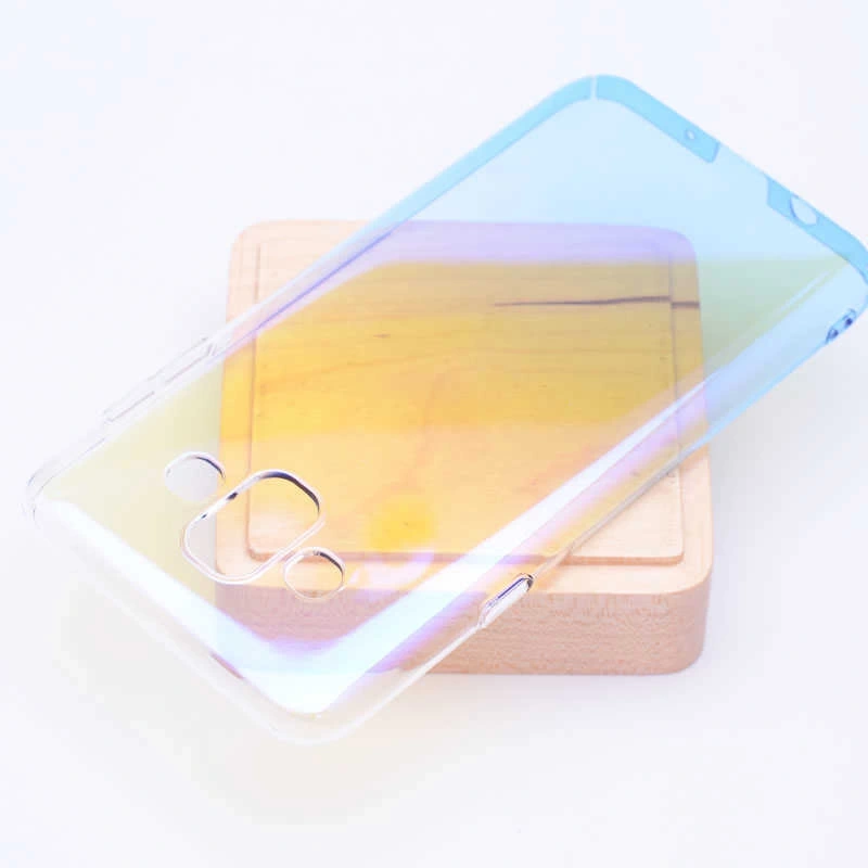 Galaxy J7 Duo Zore Renkli Transparan Kapak