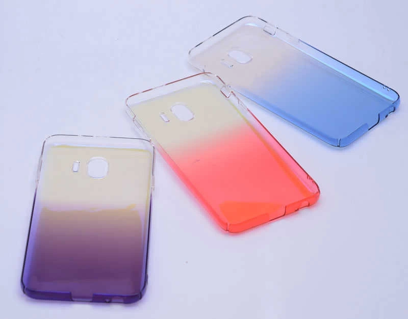 Galaxy J7 Duo Zore Renkli Transparan Kapak