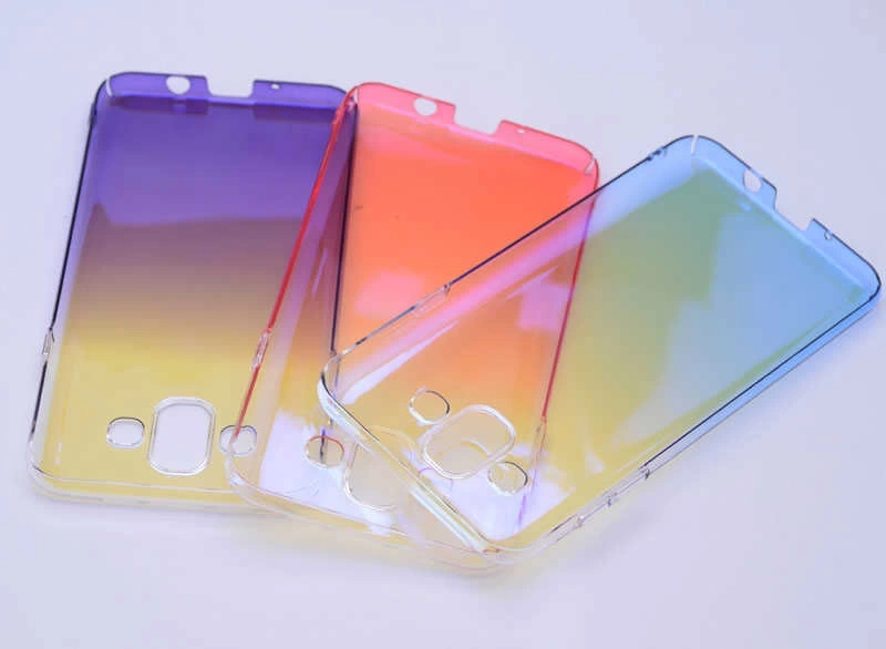 Galaxy J7 Duo Zore Renkli Transparan Kapak