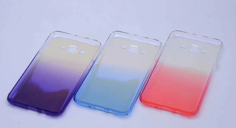 Galaxy J7 Zore Renkli Transparan Kapak