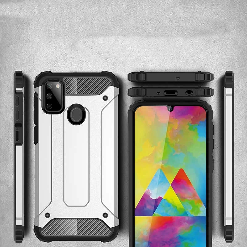 Galaxy M21 Kılıf Zore Crash Silikon Kapak