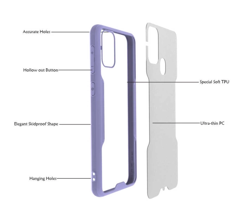 Galaxy M31 Kılıf Zore Parfe Kapak