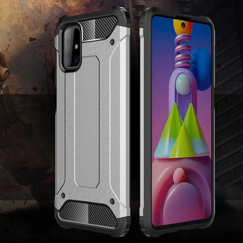Galaxy M51 Kılıf Zore Crash Silikon Kapak