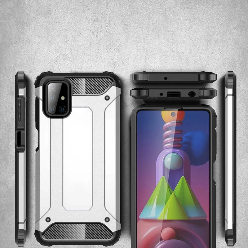 Galaxy M51 Kılıf Zore Crash Silikon Kapak