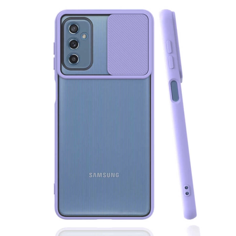 Galaxy M52 Kılıf Zore Lensi Kapak