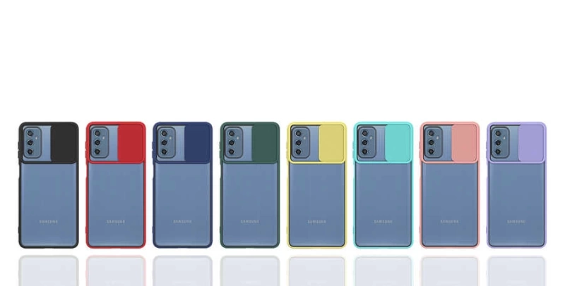 Galaxy M52 Kılıf Zore Lensi Kapak