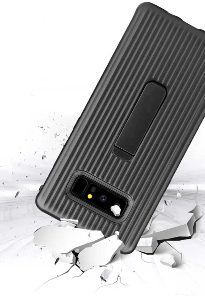Galaxy Note 8 Kılıf Zore Wave Standlı Mıknatıslı Kapak
