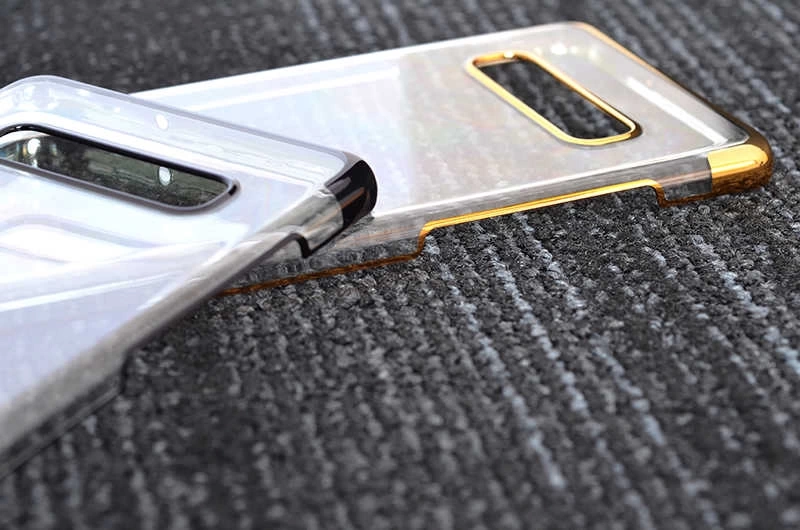 Galaxy S10 Plus Kılıf Zore Tareks Şeffaf Kapak