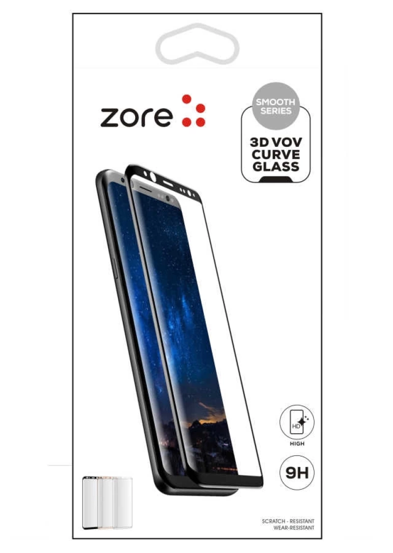 Galaxy S10 Plus Zore Parmak İzli 3D Vov Cam Ekran Koruyucu