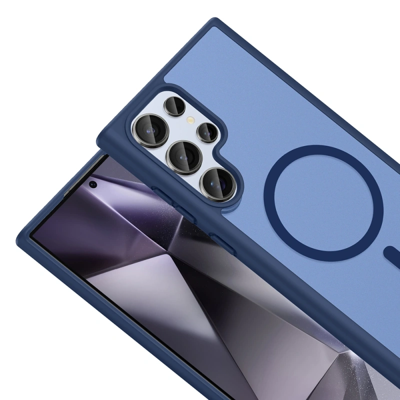 Galaxy S22 Ultra Kılıf M-safe Şarj Özellikli Zore Babet Kapak