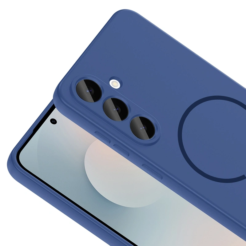 Galaxy S23 FE Kılıf M-safe Şarj Özellikli Zore Meta Kapak