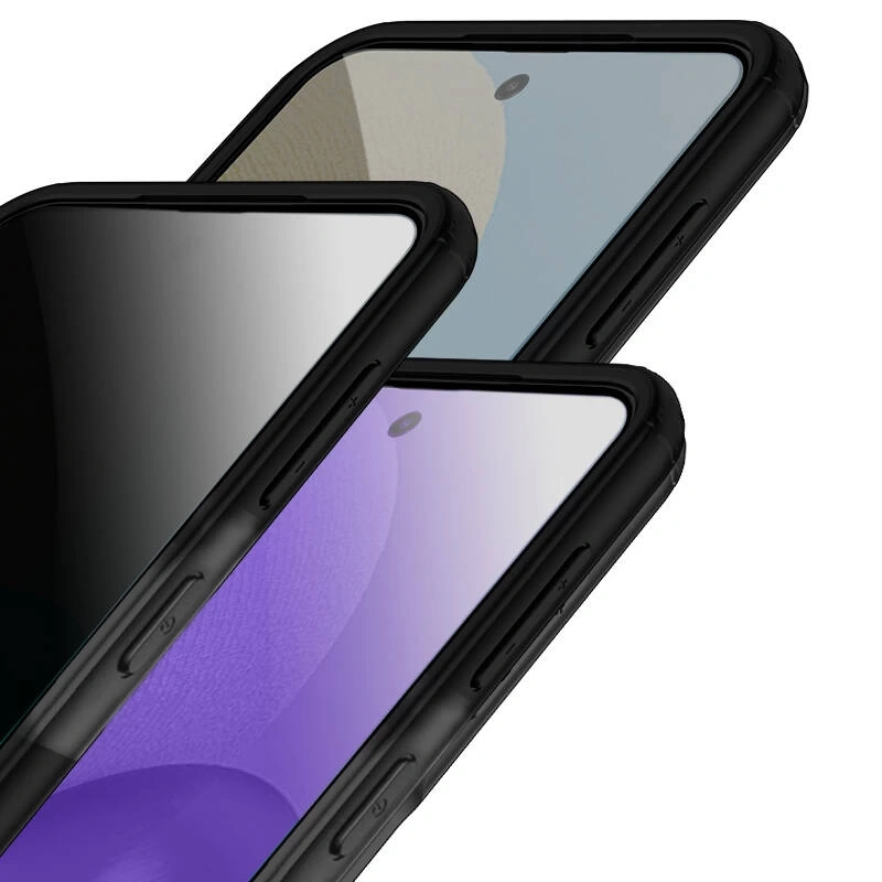 Galaxy S23 FE Kılıf Sert PC Arka Yüzey Wireless Şarj Özellikli Zore Flet M-safe Kapak