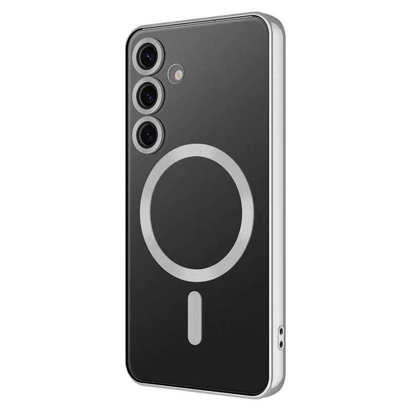 Galaxy S24 Kılıf Kamera Korumalı M-safe Wireless Şarj Özellikli Zore Demre Kapak