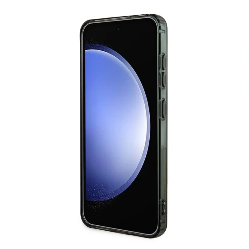 Galaxy S24 Kılıf Lacoste Orjinal Lisanslı M-safe Şarj Özellikli Çift Katmanlı Timsah Logolu Blend Monogram Kapak