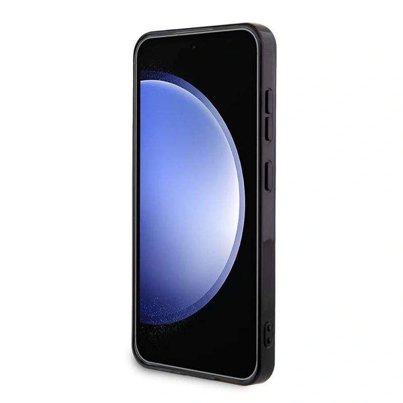 Galaxy S24 Kılıf Lacoste Orjinal Lisanslı M-safe Şarj Özellikli Çift Katmanlı Timsah Logolu Blend Monogram Kapak