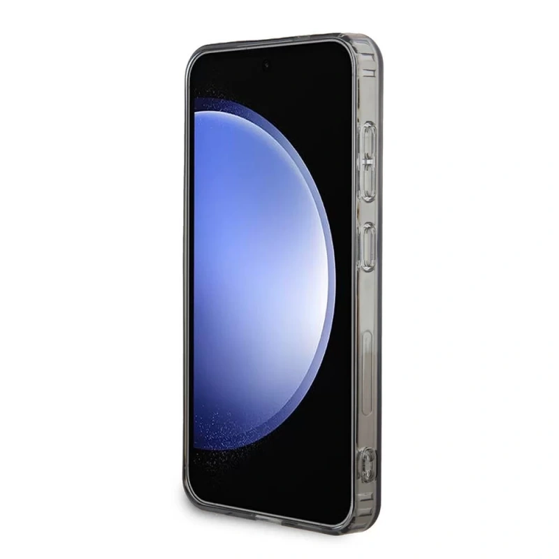 Galaxy S24 Kılıf Lacoste Orjinal Lisanslı M-safe Şarj Özellikli Transparan Timsah Logo Baskılı Kapak